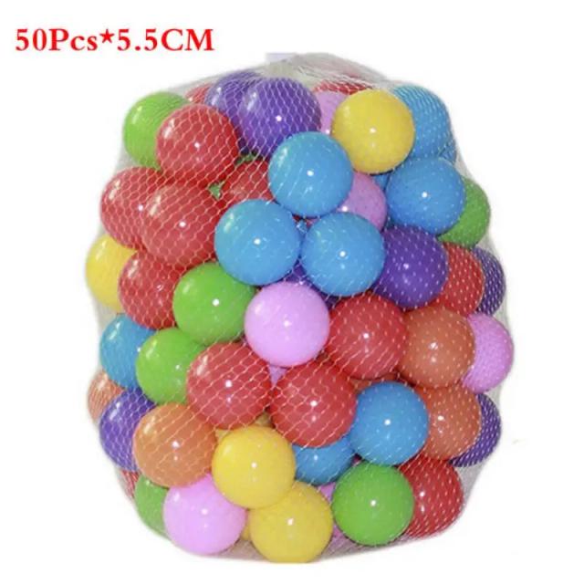 50 Peças Bolas de Piscina Coloridas 5.5cm para Crianças