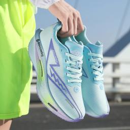 Tênis de Corrida Masculino Carbon Board Marathon, Esportivo, Respirável, Leve, Confortável, Sneakers Chunta para Mulheres - Image 6