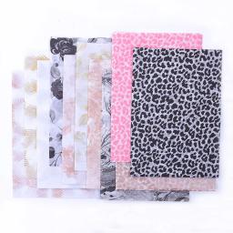20 folhas de papel de embrulho com estampa de leopardo, lenço translúcido 50x70cm, embalagem para presente, artesanato, rolo de papel, vinho, roupas - Image 3