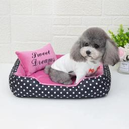 Cama fofa para animais de estimação, cama quente para o inverno, raças pequenas, canil, sofá médio, grandes suprimentos, esteira de gatos, acessórios para animais - Image 5