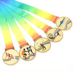 Personalizado medalha de futebol ouro prata cobre medalhas personalizado esportes metal medalha com fitas medalhões personalização pingente presente - Image 5