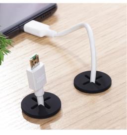 Rodada Flexível Silicone Cabo Grommets, Rubber Grommets, Mesa, TV Console Hole Cover, Wire Organizer for Desktop Cable Pass - Image 3