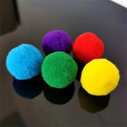 Brinquedos de Treinamento Interativo para Gatos, Gatinhos Criativos, Jogos Mini Pompoms, Bola de Pelúcia Stretch, Cat Supplies, Acessórios, 10 PCs, 20 PCs, 30PCs - Image 3