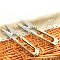 Tesoura De Costura Em Forma De U, Cortador De Linha Para Linhas De Fios, Artesanato De Tecido, Bordado, Suprimentos De Costura DIY - Image 4