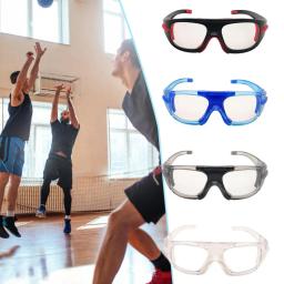Óculos de basquete destacável anti-nevoeiro resiliente para dobrar com almofadas de nariz óculos de proteção esporte óculos de olho de futebol - Image 4