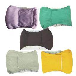 Moda Pet Fralda Pano Algodão Pet Underwear Adesivo Fácil-limpeza Masculino Dog Fralda Wrap - Image 2