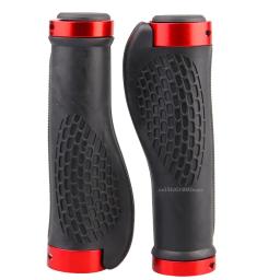 6 cores ergonômicas guiador da bicicleta apertos de borracha lock-on mtb bicicleta lidar com apertos de barra ciclismo scooters guiador apertos - Image 3