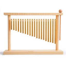 Miwayer 20-nota chime tampo mesa barra chime vento carrilhão 20 barras instrumento percussão com martelo - Image 6