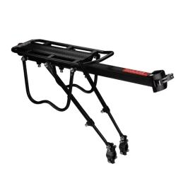 Rack de carga traseiro universal para bicicleta de montanha, destacador rápido, decalque reflexivo, rack de bagagem, material de liga - Image 5