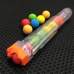 TISNERF-Balas de bola redondas originais, refil de dardos para série rival Nerf, amarelo, azul, vermelho, verde, laranja, 100 peças - Image 4