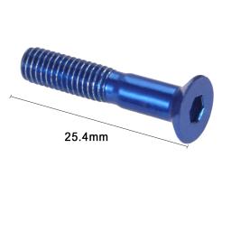 Parafusos de caminhão de skate de aço carbono, 8 peças com porcas longboard skate ponte substituição parafuso de prego ferragem 25.4mm/1" - Image 3