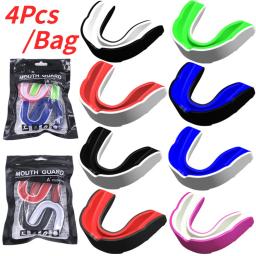 Lutando treinamento protetor de boca, Boxe Gum Shield, Slim Fit, Adulto esportes Mouthguard, Futebol Wrestling, Proteção Dentes - Image 1