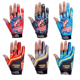 Impermeável três-dedo luvas de pesca, anti-derrapante, anti-suspensão, escalada, ciclismo, elenco, peixes, esportes, proteção ao ar livre - Image 1