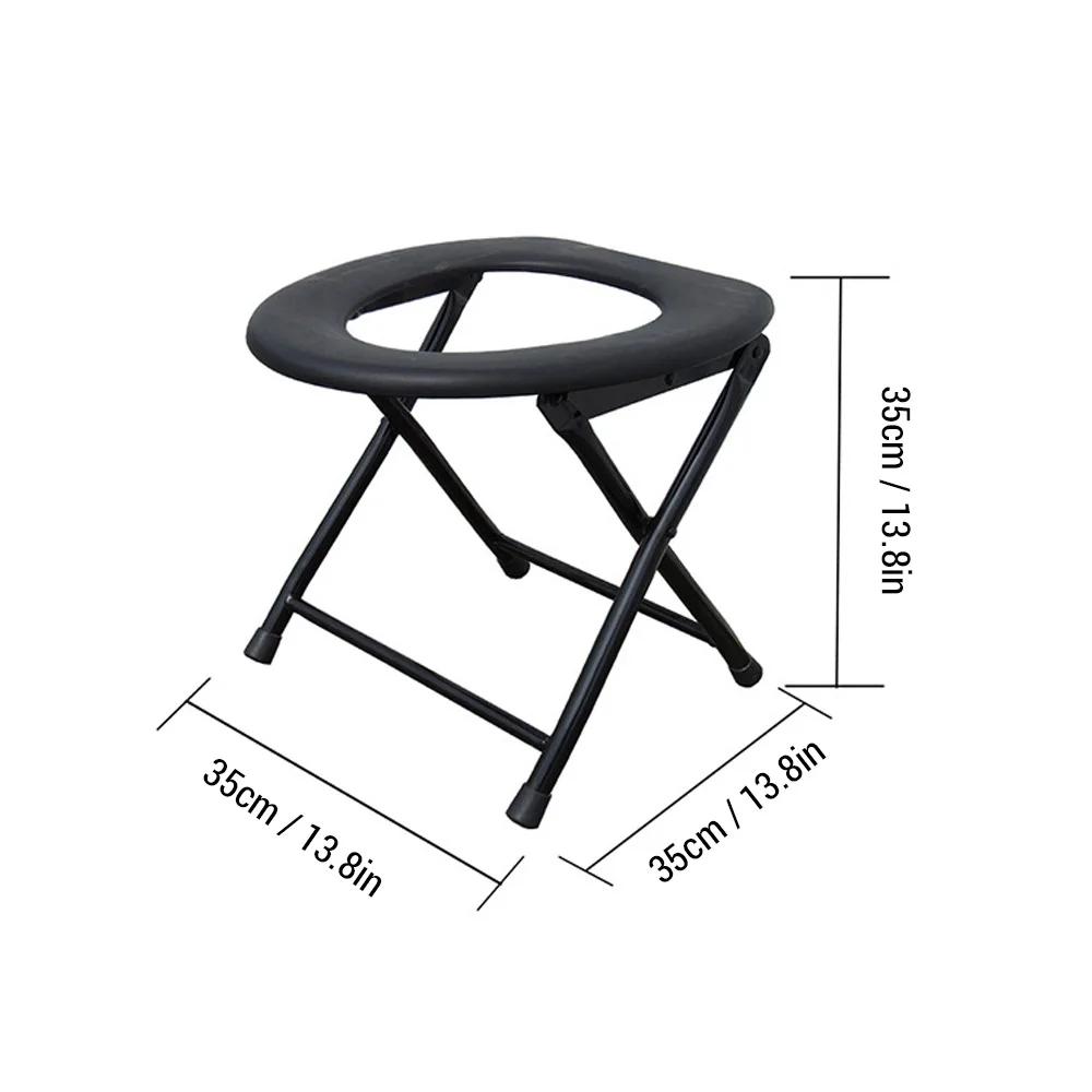 Assento Sanitário Dobrável Portátil Adequado para Adultos, Anti-Slip e Heavy-Duty, Viagens e Camping - Image 1