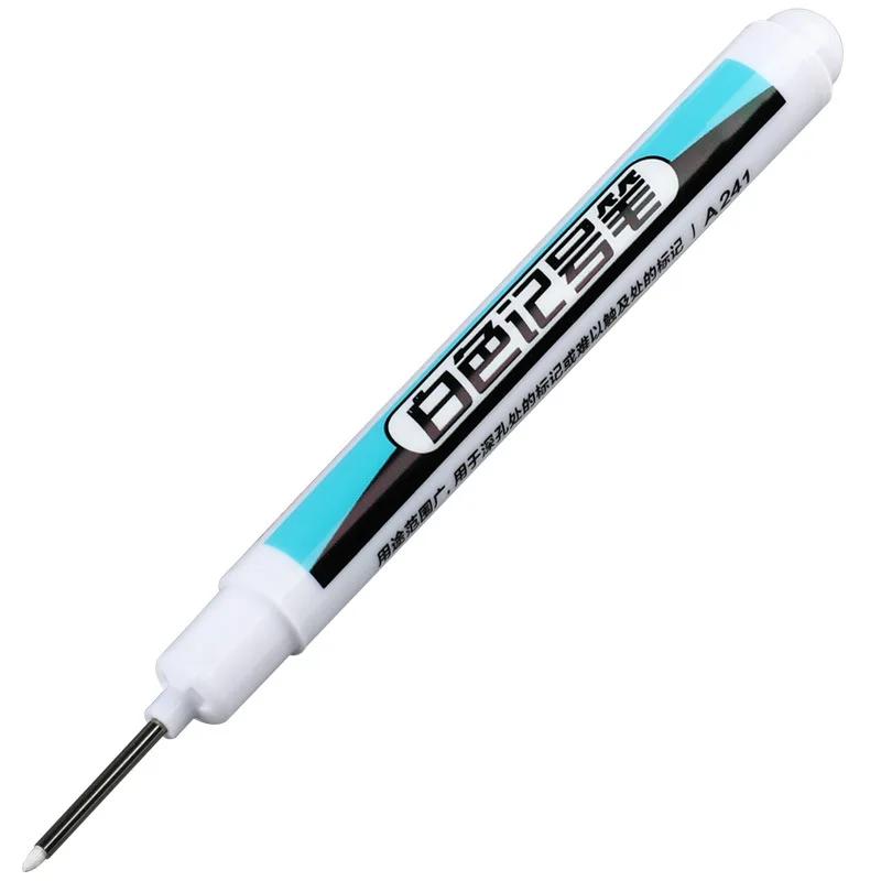 Branco Oleoso Conjunto de Marcador de Pintura Permanente, Ponta Fina, 0.7mm, 1.0mm, 2.5mm, para Rocha, Tecido, Madeira, Metal, Vidro, Lona, Pneus, Graffiti - Image 1