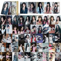 55 pçs/set KPOP ILLIT Lomo Cartões Fotográficos Álbum Meninas Fãs do Grupo Coleção Presente Cartões Postais Cartão de Foto fã presentes - Image 2