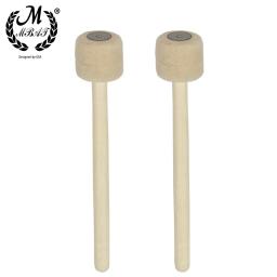 M MBAT 2 Pçs/set Baquetas de Tambor de Feltro de Lã Antiderrapante Bacia Baqueta Indispensável Instrumento de Percussão Acessórios Peças - Image 2