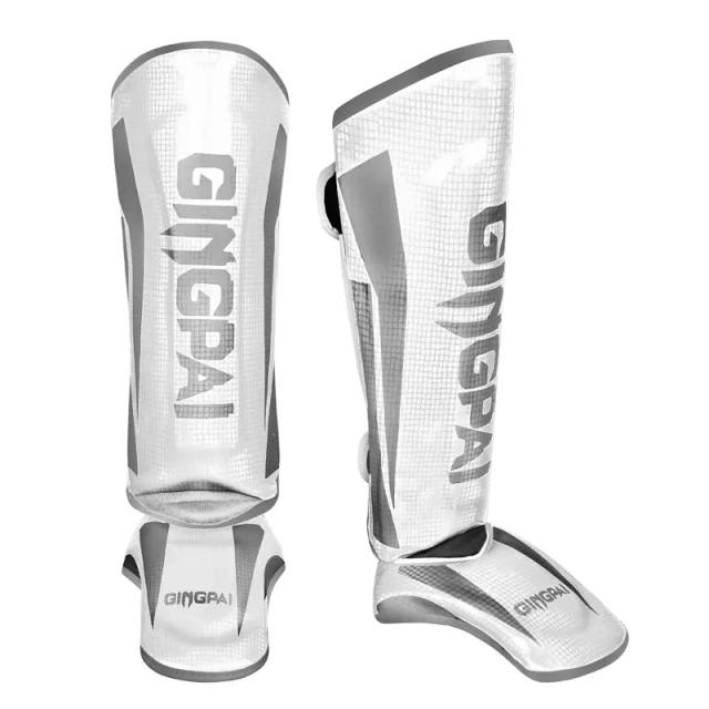 Caneleiras GINGPAI para Adultos - Suporte de Tornozelo Ideal para Muay Thai, Boxe, MMA e Kickboxing