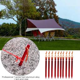 1-10pcs Camping Barraca Vento Corda Fivela Ajustável Liga de Alumínio Corda Fivelas Camping Equipment Outdoor Tendas Acessório - Image 3