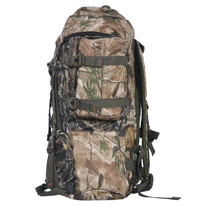Camo Hunting Backpack for Men, Capa de chuva impermeável, Hunting Bag for Hunters, Custom Factory, 60 L a 80L, 600D - Image 1