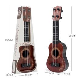 Mini guitarra clássica ukulele para crianças, 4 cordas, instrumento musical para crianças, brinquedos educativos montessori - Image 6