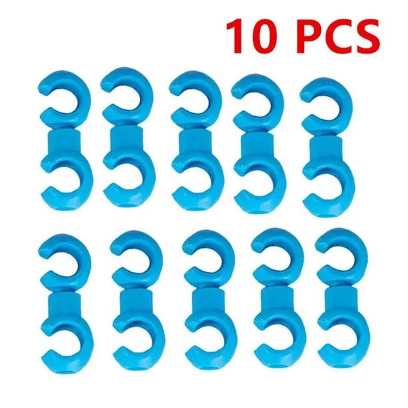 10 pçs mountain bike acessórios da bicicleta tipo algema hub fivela dispositivo de armazenamento mudança linha tubo mangueira freio s fivela - Image 1