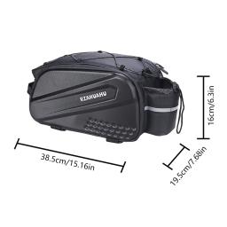 Multifuncional Bicicleta Rear Seat Bag, impermeável Ciclismo Bike Rack, Trunk Carga, Pannier Bag, Bolsa, Bolsa de Ombro, 14L - Image 6