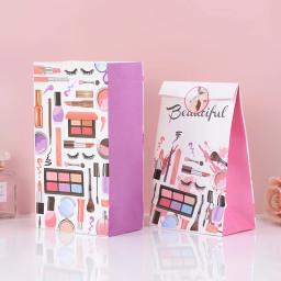 Maquiagem tema aniversário utensílios de mesa descartáveis copos de placa de papel para spa maquiagem menina festa batom lábios vermelhos balão presente dos namorados - Image 4