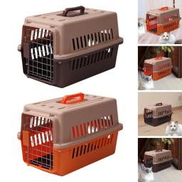 Hard Sided Pet Transport Cage, Pet Carrier Crate Box para Camping - Image 3
