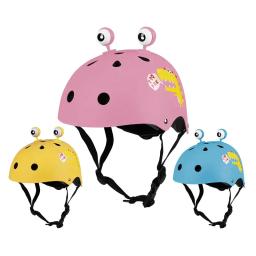 Capacete de bicicleta à prova de choque de segurança para crianças, ajustável, protetor, esportes ao ar livre, equitação, patinação, crianças, fofo, equitação - Image 1