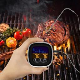 Digital Remote Sem Fio Food Cozinha Forno Termômetro, Sonda para churrasco Grill Forno, Temporizador de carne, Definir manualmente - Image 3