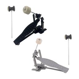 Pedal de pontapé de corrente única, peças de reposição de liga de alumínio, pedal de bombardeiro de mola única para kit de tambor de jazz, kit de tambor acústico - Image 1