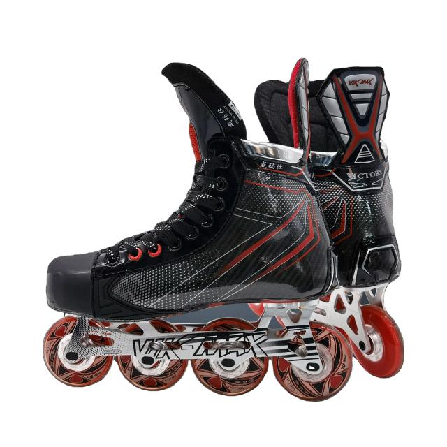 Patins Inline Profissionais em Couro e PVC Ultra Leves para Performance Superior