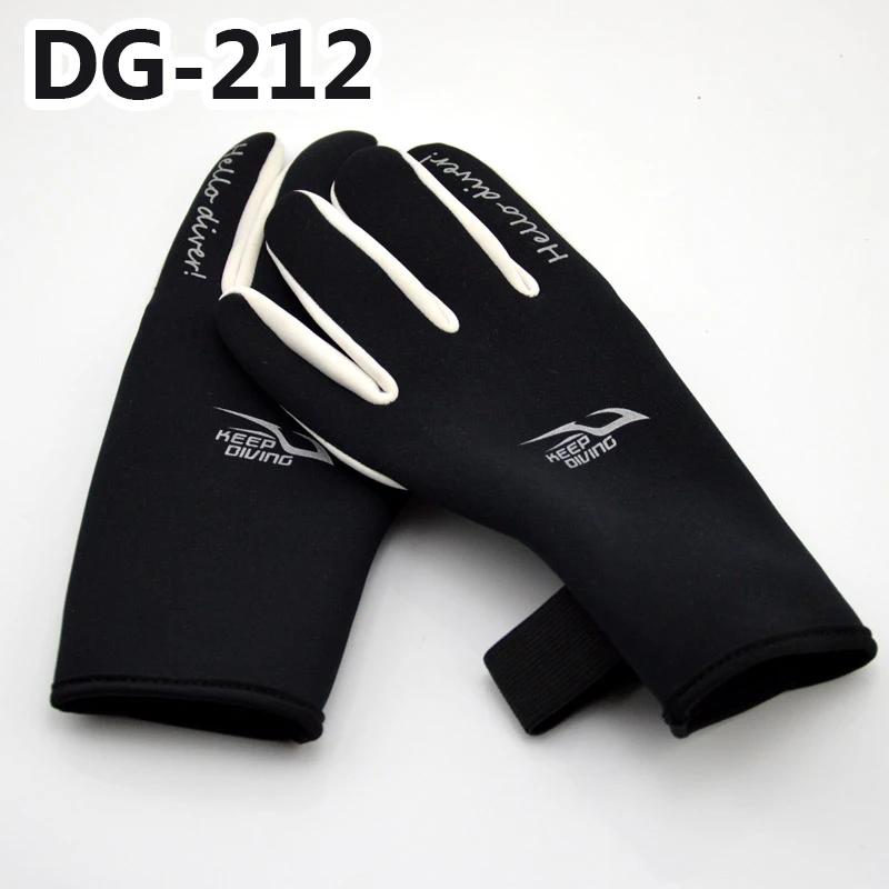 Manter o mergulho 2mm neoprene dedo cheio profissional luvas de mergulho quente e antiderrapante equipamento de mergulho mergulho luva - Image 1
