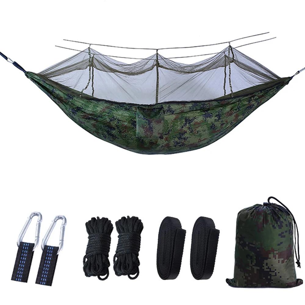 Ultraleve acampamento hammock underquilt portátil inverno quente algodão hammock engrossado acampamento ao ar livre à prova de vento - Image 1