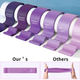 6 diferentes níveis faixas da resistência pilates esporte de borracha da aptidão mini bandas exercício de fitness extensor workout crossfit equipamentos - Image 3