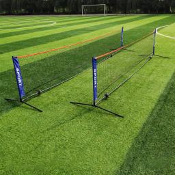 Rede De Badminton Portátil Mais Espessa Dobrável Fácil Configuração Nylon Sports Tennis Net Kids Voleibol Lawn Tennis Net - Image 1