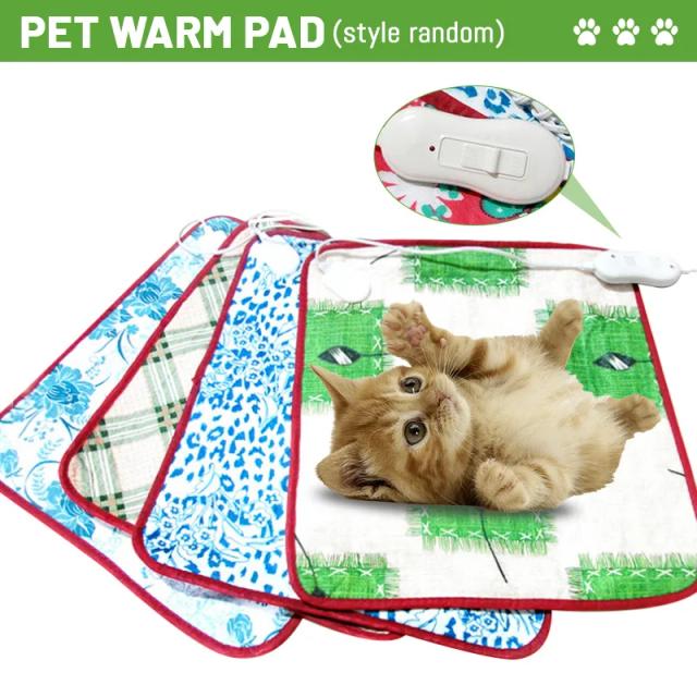 Almofada Elétrica de Aquecimento Automático para Cães e Gatos - Cobertor Quente para Pets