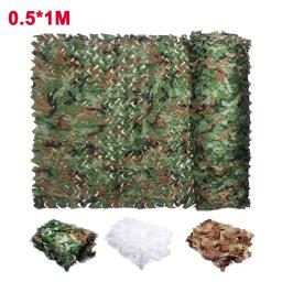 0.5x1m Floresta Rede de Camuflagem de Caça de Acampamento Ao Ar Livre Sol Abrigo Net camping equipment 캠핑용품 навесы toldos parágrafo exterior - Image 2
