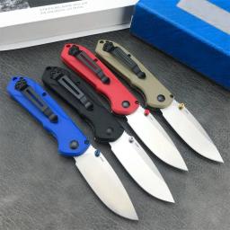 Sobrevivência ao ar livre faca dobrável com Nylon Fiber Handle, facas de bolso, caça e Camping Jackknife, BM, Mini 565 EDC, 8 cores - Image 6