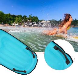 Prancha monocromática portátil com alça, tapete flutuante, boia kickboard, pranchas dobráveis, piscina, praia, praia - Image 4
