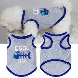 Regata para cães pequenos, Pet Vest com impressão de letras, Roupa fina para atividades ao ar livre, Verão, engraçado - Image 1