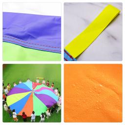 Equipamento ao ar livre do arco-íris para adultos, jogos de paraquedas, brinquedo gigante, jogar guarda-chuva - Image 5