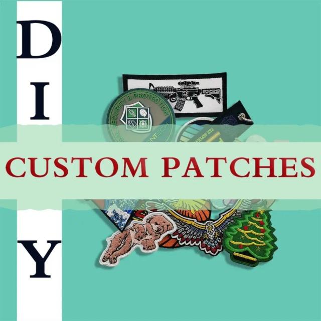 Remendos de Crocodilo Bordados Personalizados em Verde para Roupas - Apliques de Luxo com Logotipo DIY da França