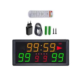 Leve placar digital para futebol, basquete, badminton, voleibol, portátil, distância de controle remoto, 33 pés a 49 pés - Image 2