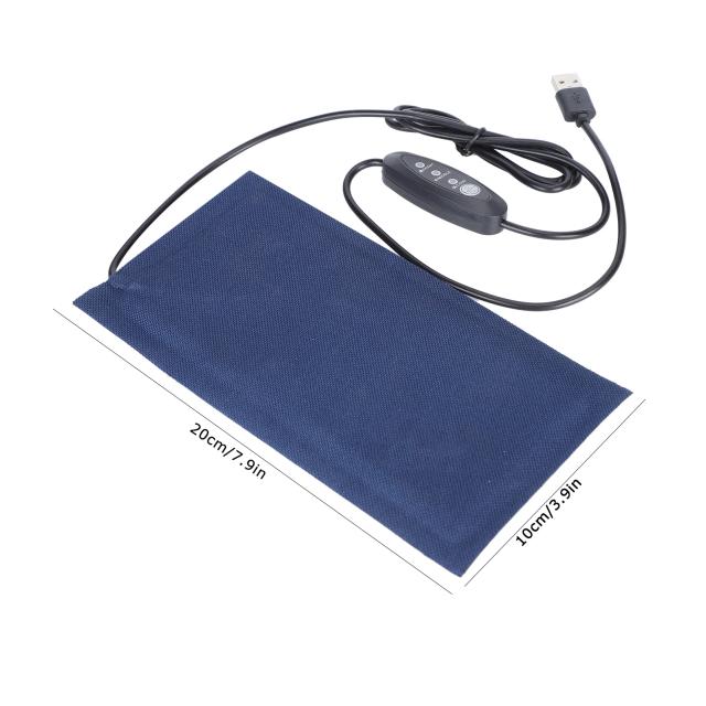 Tapete Térmico para Répteis - Aquecimento Ajustável com Alimentação USB para Manter Seu Pet Quente e Confortável