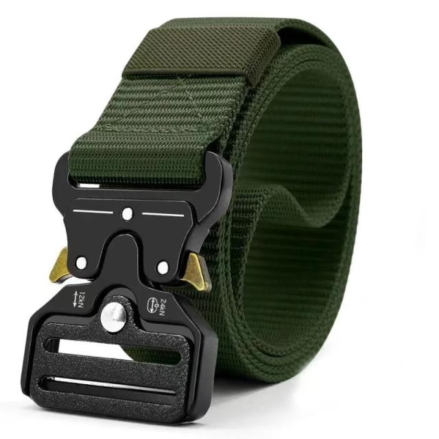 Cintos Táticos de Verão para Todos: Conforto e Estilo em Nylon com Fivela de Liga Resistente para Caminhadas e Uso Casual