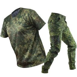 Camuflagem Multicam Camiseta Curta, Uniforme De Caça De Verão, Terno Tático, Conjunto De Roupa De Trabalho Ao Ar Livre - Image 2