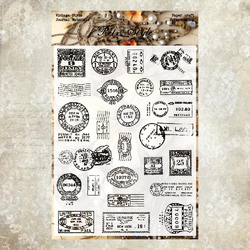 Selos claros para scrapbooking, carimbo de borracha, suprimentos de artesanato, fabricação de cartões, decoração artesanal diy, design original, novo, 2025 - Image 1