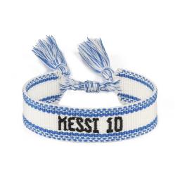 Pulseiras De Futebol Ajustáveis De Tecido, Empilhamento De Jóias, Presentes De Fãs - Image 4